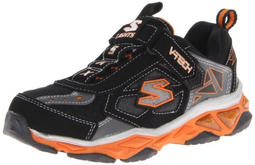 Skechers Kids 90454L Galvanized - Bosky Sneaker with blinking lights (Little Kid)