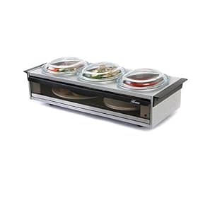Hostess HO392SV cordon bleu side server silver finish