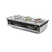 Hostess HO392SV cordon bleu side server silver finish