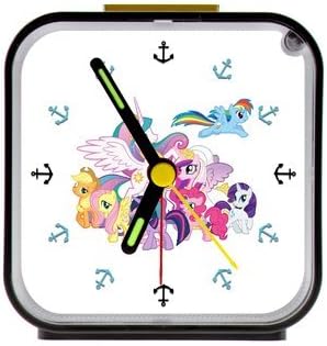 The Fame My Little Pony Custom Square Black Alarm Clock Birthday Gift