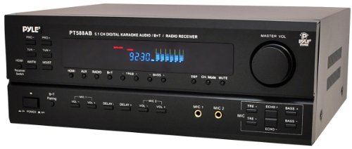 Pyle PT588AB 5.1 Channel Home Receiver with AM/FM, HDMI and Bluetooth