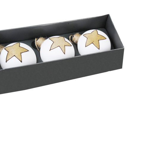 3 Weihnachtskugeln / Christbaumkugeln