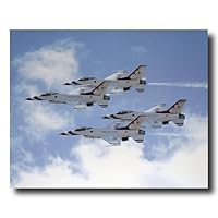 F-16 Thunderbirds Jet Airplane Picture Art Print