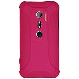 Amzer AMZ91188 Silicone Skin Jelly Case for HTC EVO 3D - Hot Pink - 1 Pack  ....