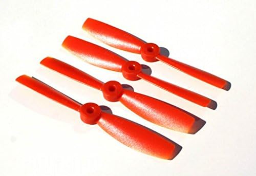 DAL Props PC+Glass Bullnose 5 x 4.5 Propellers (4PCS, CW &amp; CCW) ORANGE