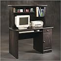 Sauder Arbor Valley Computer Desk with Hutch in Antiqued Paint 137036