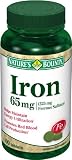 Nature's Bounty Iron 65 Mg.(325 mg  Ferrous Sulfate), 100 Tablets, (Pack of 2)