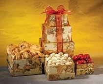 Broadway Basketeers Holiday Gourmet Gift Tower of Sweets (Medium)