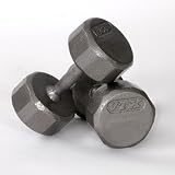 65 lbs 12-Sided Cast Dumbbells [Set of 2]