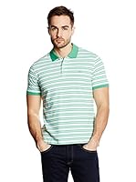 Pedro del Hierro Polo Light Weight (Verde / Blanco)