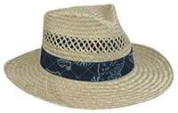 Outdoor Cap Nautical Straw Hat 3" Brim 12per box 1 Size Fits Most Sell by box #LD-905 from Outdoor Cap