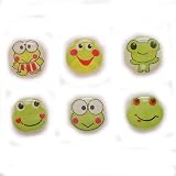6pcs Active Happy Frogs Home Button Stickers for iPad ipod iphone