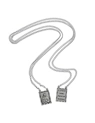 Sterling Silver Scapular with 30 inch Chain