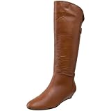 41LFx41d aL. SL160  Steve Madden Womens Inka Knee High Boot, Cognac Leather, 8.5 US