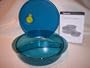 Tupperware Vent N Serve Microwave Round Divided Dish