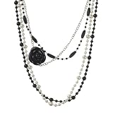 Merona Multi-Strand Flower Pendant Necklace - 31