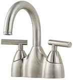 Price Pfister 048NK00 Contempra Double-Handle Centerset Lavatory Faucet with Pop-Up Brushed Nickel