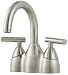 Tools & Hardware : Price Pfister 048NK00 Contempra Double-Handle Centerset Lavatory Faucet with Pop-Up Brushed Nickel