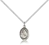 Sterling Silver St. Madonna Del Ghisallo Pendant 41LG0CI0DnL. SL160 Sterling Silver St. Madonna Del Ghisallo Pendant