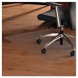 Floortex 1215020ERA Cleartex Ultimat Anti-slip Chair Mat For Hard Floors 60 X 48 No Lip Clear