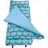 Big Dots Aqua Nap Mat (Big Dots Aqua) (1.5"H x 20"W x 50"D)