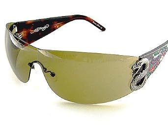 Womens Clothes Sales : New Ed Hardy EHS005 EHS-005 Tortoise Swarovsky Vintage Tattoo Sunglasses Compare Prices