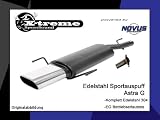 Produkt-Bild: Novus Endschalld&auml;mpfer Sportauspuff X-Treme Opel Astra G Flie&szlig;heck T98 1,2 / 1,4 / 1,6 / 1,8 / 1,7D 75x135mm gerade