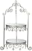 Antique Silver Mirror 2-Tier Cake Stand