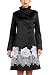 41LGFHl84jL. SL75  Jessie G. Womens Hooded Quilted Pattern Detail Down Coat with Faux Raccoon Fur Trim