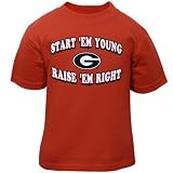 Georgia Bulldogs Red Toddler Start 'Em Young T-shirt