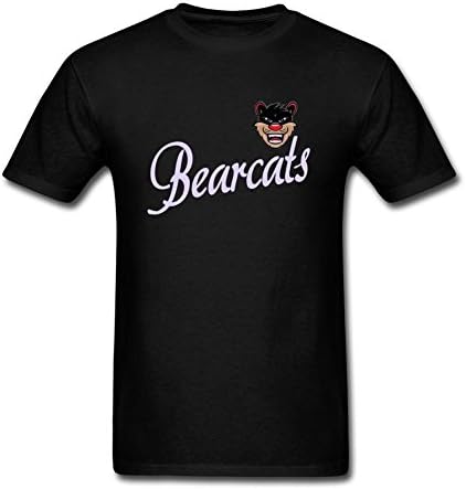 QweYu Men's Cincinnati Bearcats T-shirt Black L