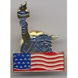 American Flag Pin Badge
