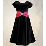 Little Girls Clothes BLACK A-Line Christmas Dress SWEA PEA & LILLI Girl 4-12