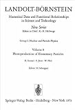 Numerical Data and Functional Relationships in Science and Technology /Zahlenwerte und Funktionen aus Naturwissenschaften und Technik - New Series - .. - / Elementary Particles, Nuclei and Atoms) - H. Genzel, P. Joos, W. Pfeil