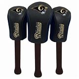 ST LOUIS RAMS OFFICIAL GOLF CLUB HEAD COVER SET (3)
