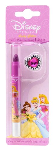 Childrens Toyshop  Health & Personal Care : Disney Princess Body Glitter & Ring