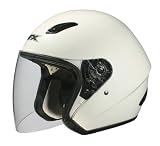 AFX FX-43 Open-Face Motorcycle Helmet - Pearl White 2X - 1040549