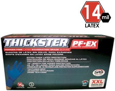 THICKSTER EXAM GRADE GLOVE (PF+EX POWDER FREE) - Box Size Large