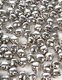 Chenille Kraft Jingle Bells - 15mm Silver - Pack of 72