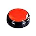Voice Recorder Button 30second, Recordable Talking Button with Good Sound Quality, Record Sound Button for Gift Toys Educationï¼ŒSurprise-Record(Red+Black)