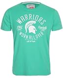 Worn All Over Men’s T-shirt Warriors 1962 LIMITED EDITION (Large, Rebel Green)