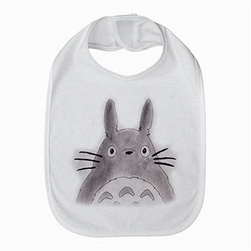 Totoro Baby Bib Cotton Velcro Fastener Closure