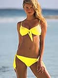 Yellow Giallo Lowrise Bikini Swimsuit Bottom