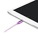[Apple MFI Certified] Omars 3.3ft / 1m PET Braided Lightning 8pin to USB Power and SYNC Cable Charger Cord with Aluminum Connector Head for Apple iPhone 5,5s,5c,6,6 Plus,6s,6s Plus, iPod touch 5,6, iPod nano 7, iPad Mini 1,2,3,4, iPad 4,Air,Air 2, iPad Pro, Compatibility with iOS9 (Metal Purple 1m)