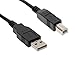 MaxLLTo 15 Feet USB Cable Data Transfer Host Cable For Akai ProfessionalMPK88 MPK Mini LPK25 APC40 Akai Professional MIDI Keyboard midi Controller Keyboard PC Cord