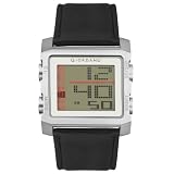 GiordanoMen'sDigitalMultifunctionBlackLeatherWatch#1388-01