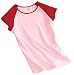 District Threads - Ladies / Junior Girly Cap Sleeve Raglan Tee. DT205