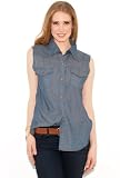 Siwy Denim Lana Raw Edge Sleeveless Top in Forever and Ever as Seen On Alessandra Ambrosio - X-Small