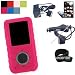 (5 in 1) Sandisk Sansa E250 E260 E270 E280 Premium Silicone Skin Kit - Belt Clip - Sports Armband - LCD Screen Shield + Car Charger + Travel Charger for Sansa Sandisk (Many Color Available). Image