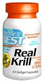 Doctor's Best Real Krill Enhanced with DHA and EPA, 60-Count